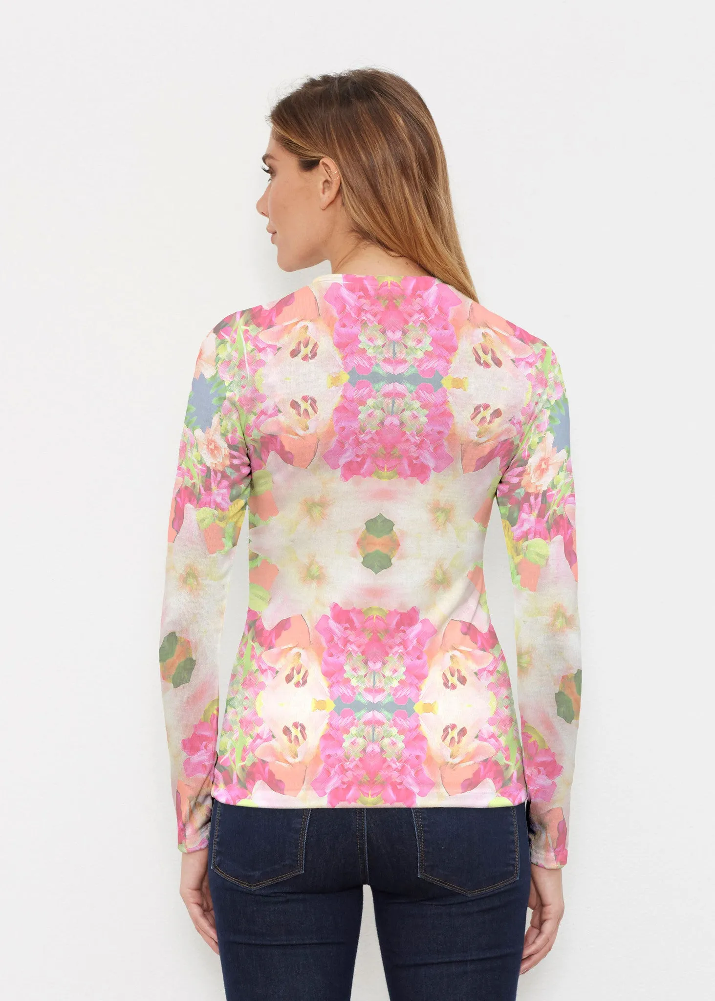 Mirage Pink (13140) ~ Butterknit Long Sleeve Crew Top