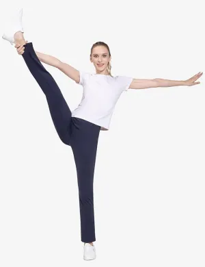 New with tags! Women's Baleaf Workleisure Straight Leg Pants in Navy, Sz L Petite! Retails $60 