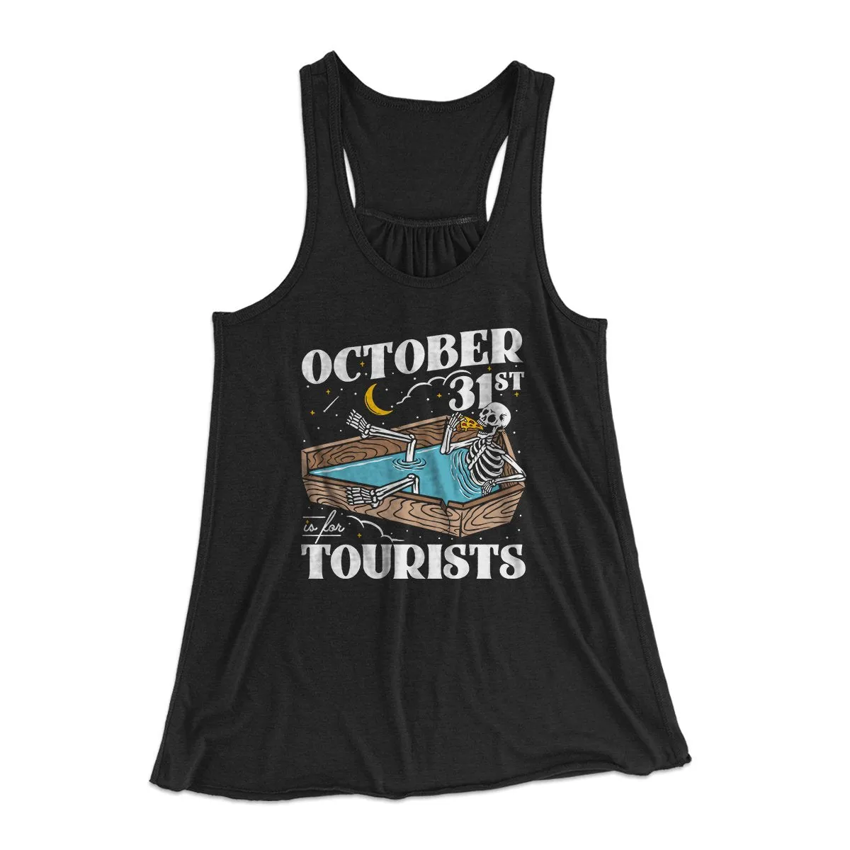 October 31st Is For Tourists Women's Flowey Tank Top
