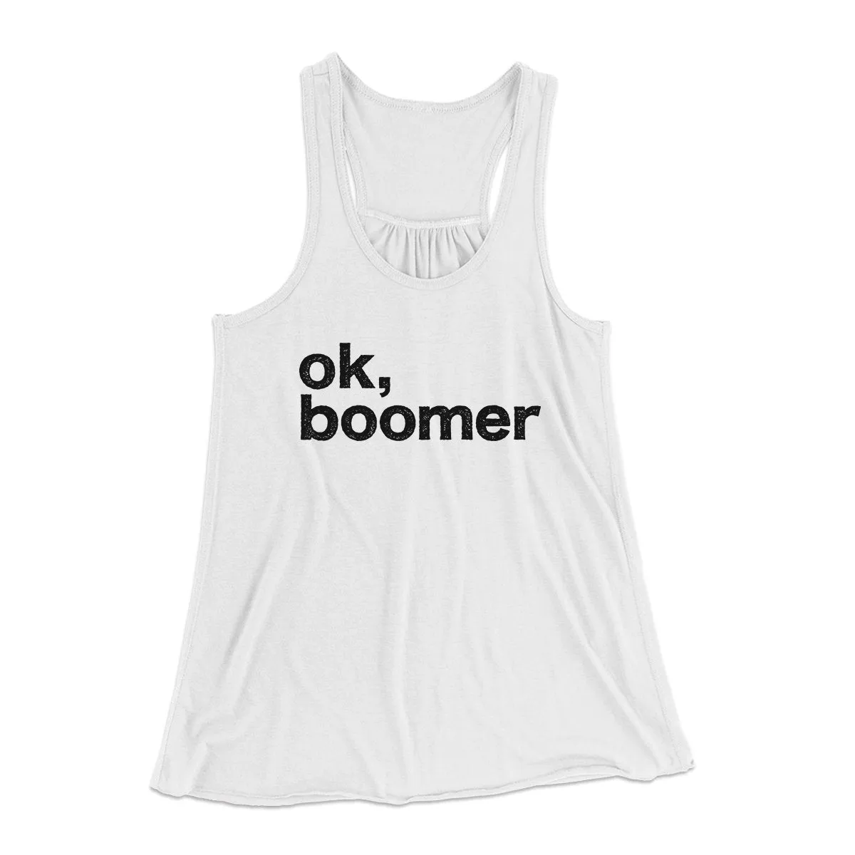 OK, Boomer Funny Women's Flowey Tank Top