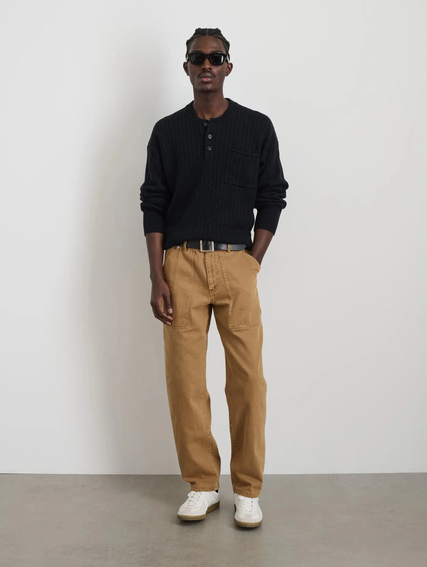 Painter Pant in Recycled Denim - Mountain Clay