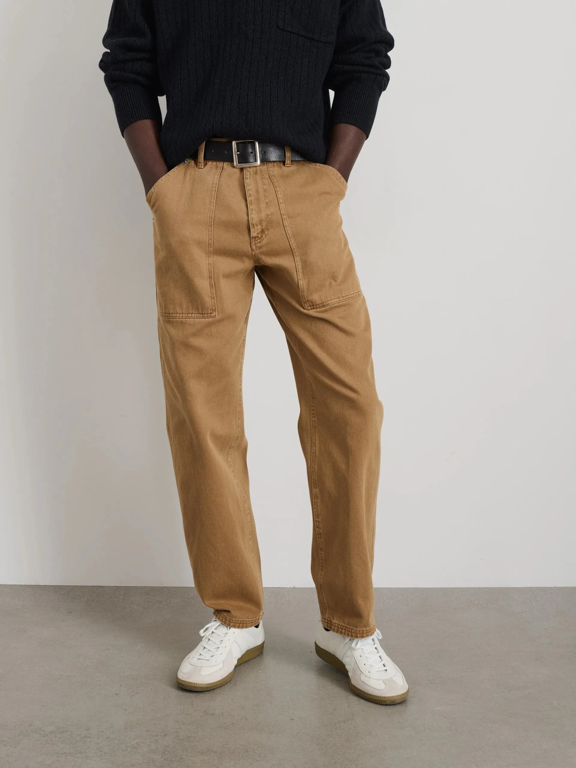 Painter Pant in Recycled Denim - Mountain Clay