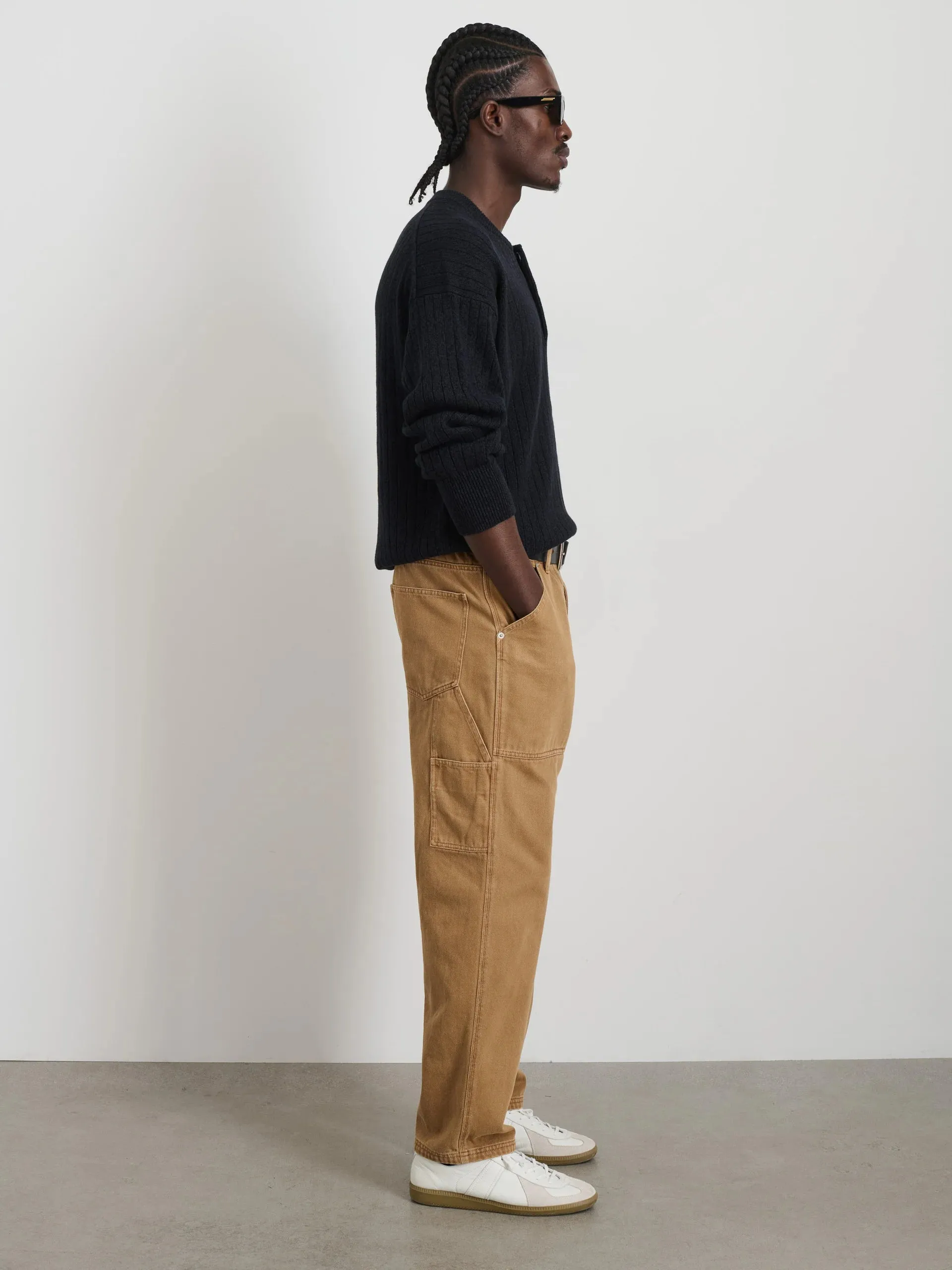 Painter Pant in Recycled Denim - Mountain Clay