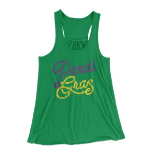 Pardi Gras Women's Flowey Tank Top
