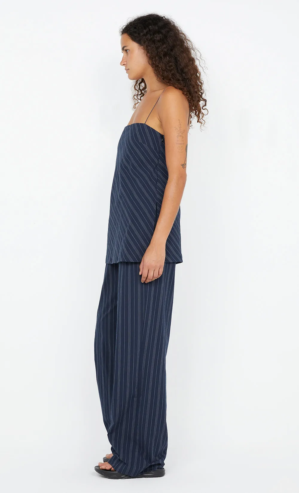 PEYSON PANT - INK/IVORY STRIPE