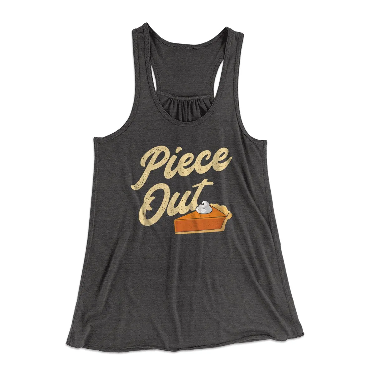 Piece Out Funny Thanksgiving Women's Flowey Tank Top