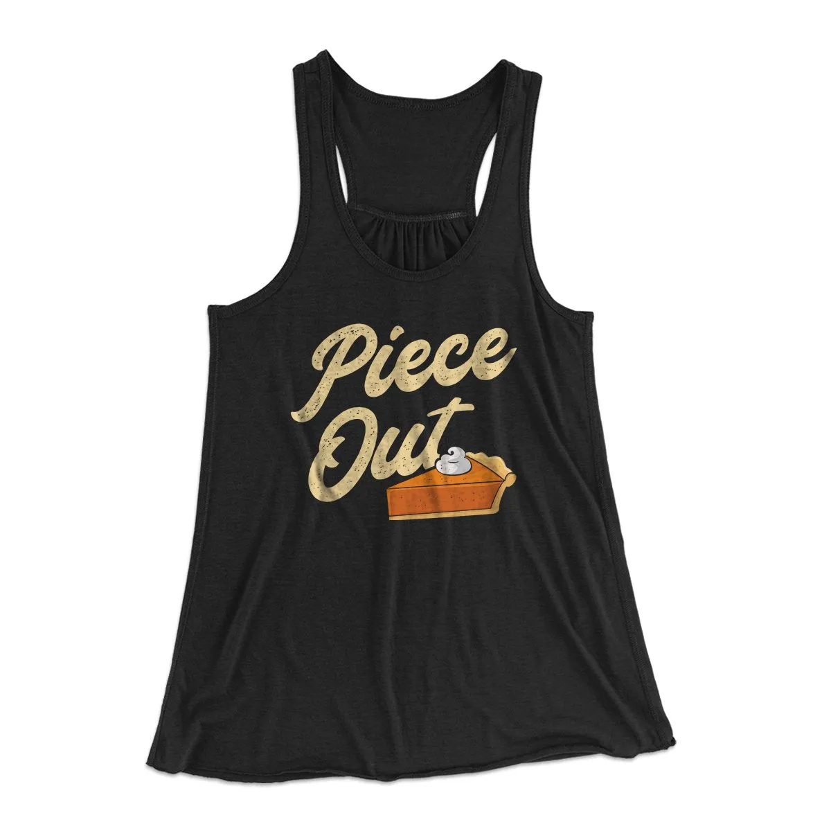 Piece Out Funny Thanksgiving Women's Flowey Tank Top