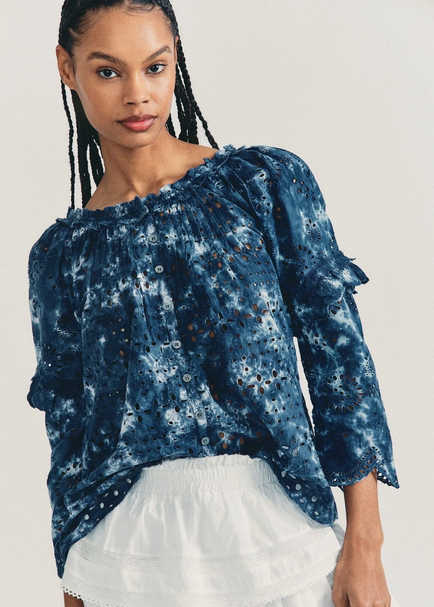 Pietro Top (Midnight Hand Dye)