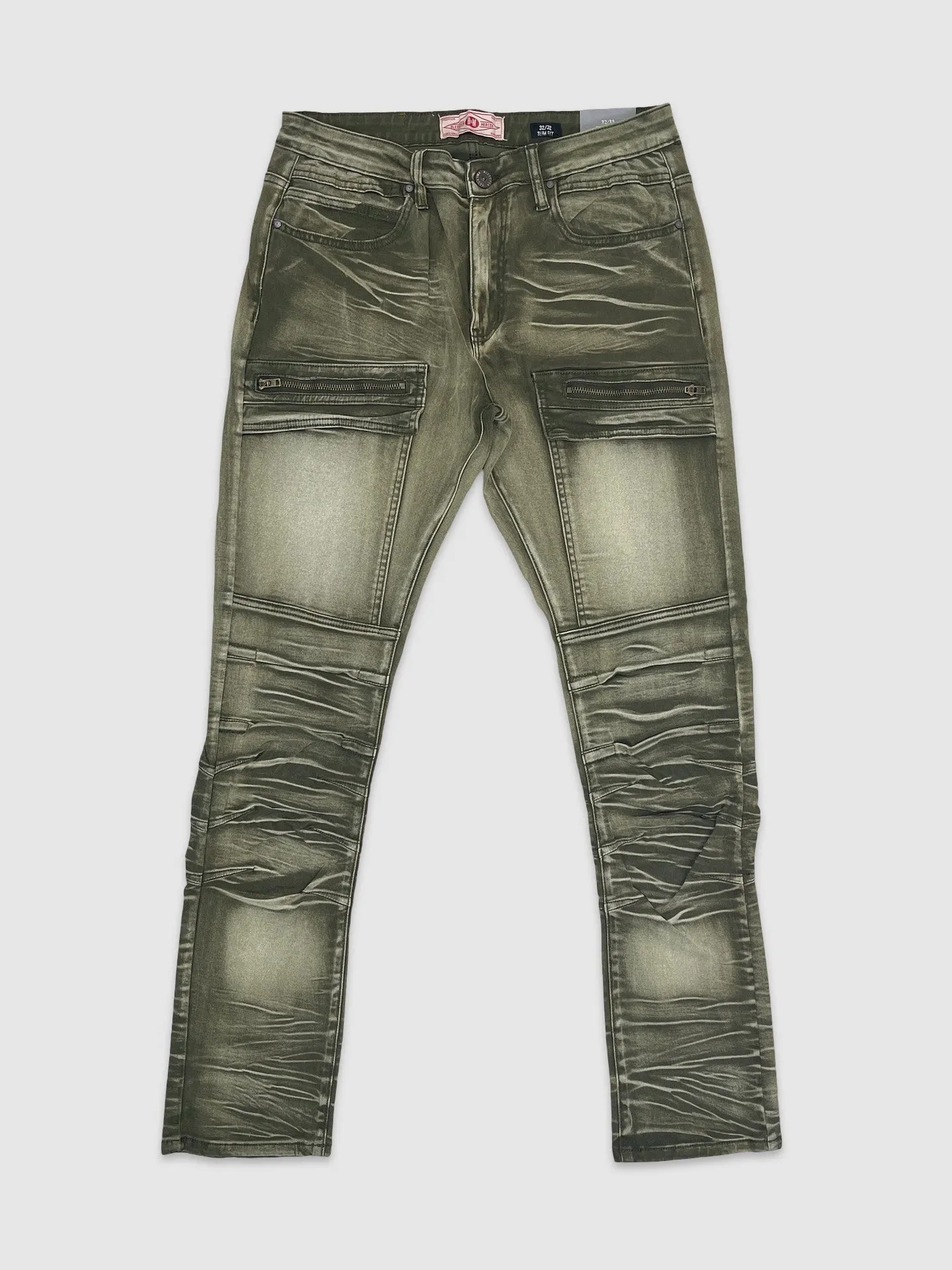 PJ-D497-Premium Slim Fit Sand Washed Pants