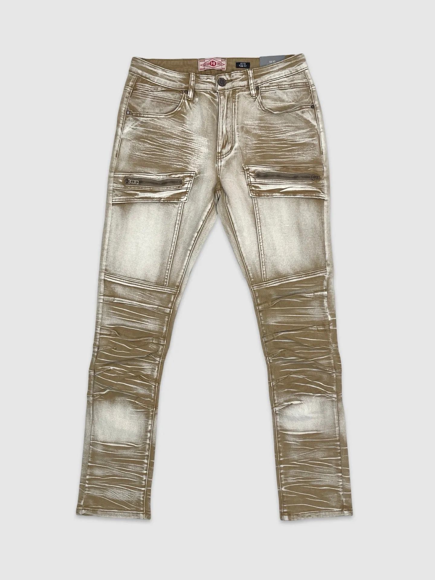 PJ-D497-Premium Slim Fit Sand Washed Pants