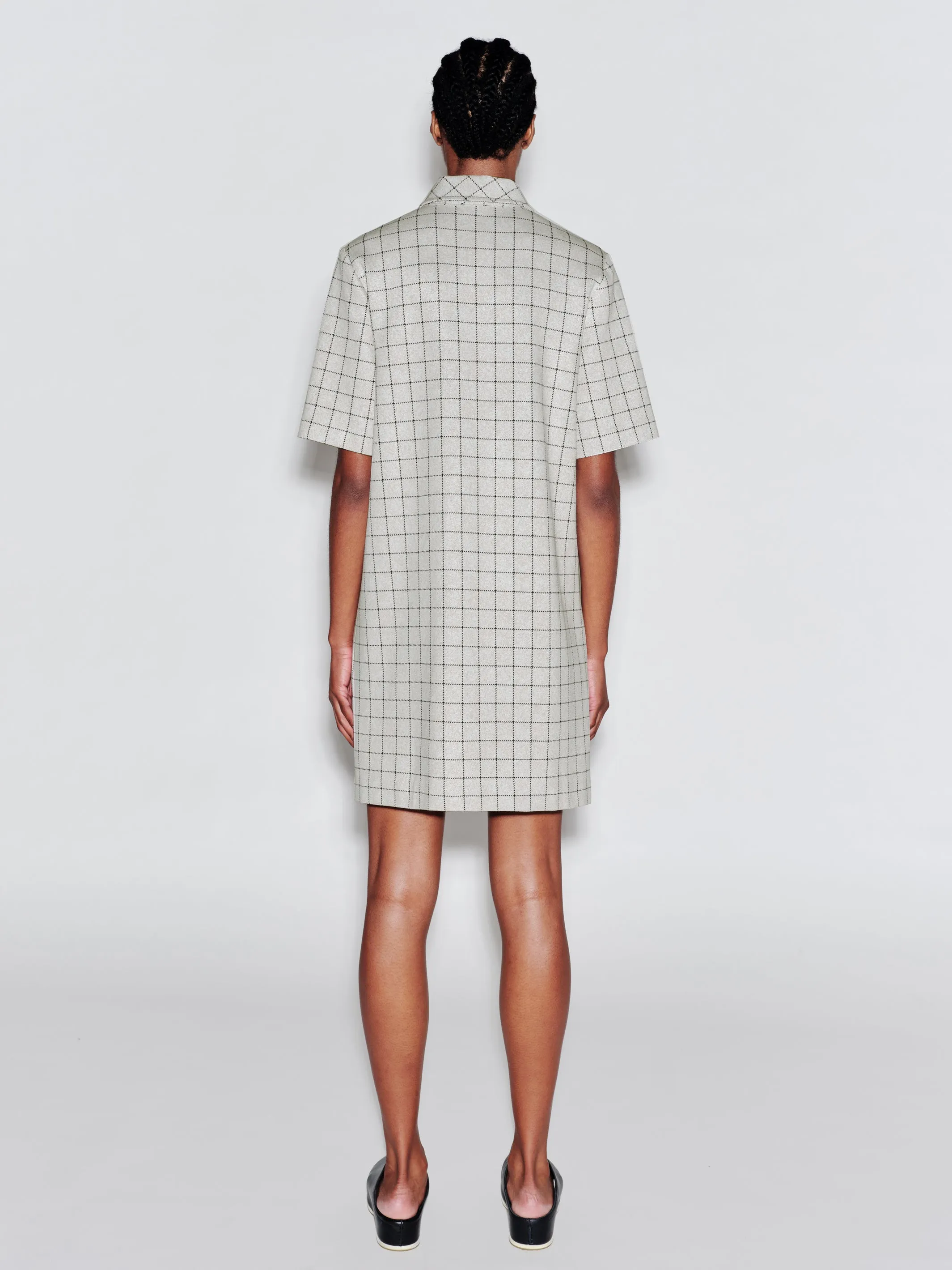 POLO DRESS - WINDOWPANE