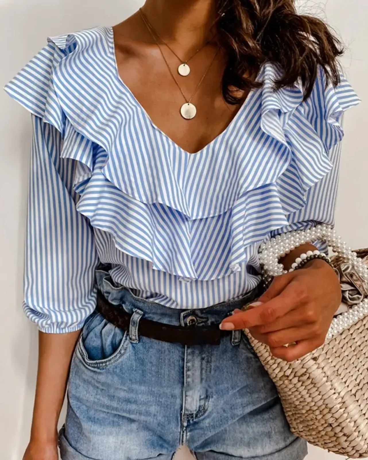 PORTOFINO RUFFLE TOP