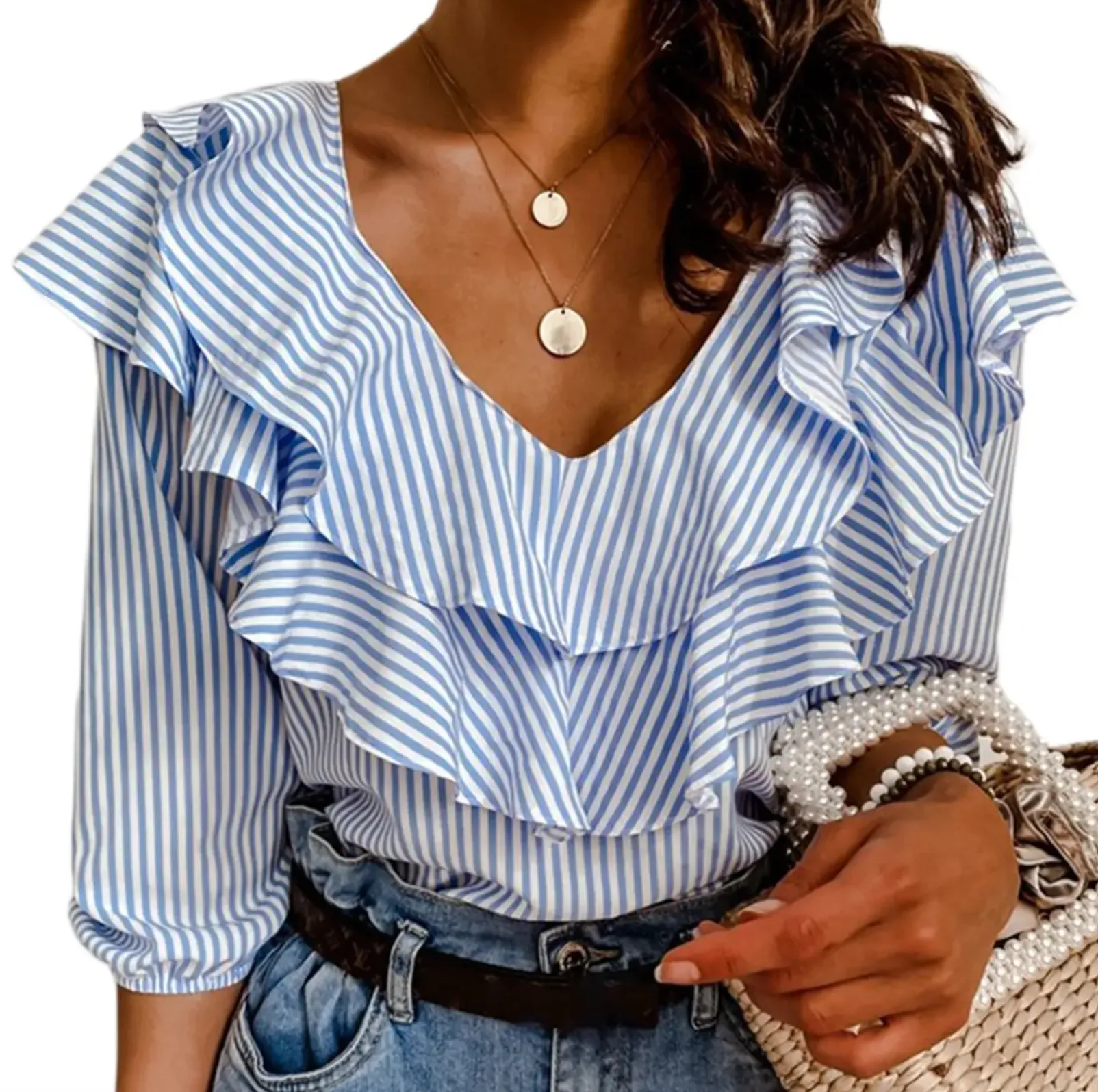 PORTOFINO RUFFLE TOP