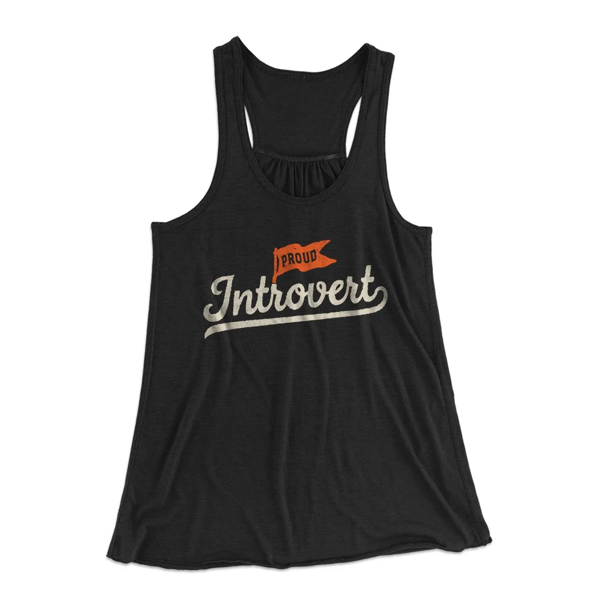 Proud Introvert Funny Women's Flowey Tank Top