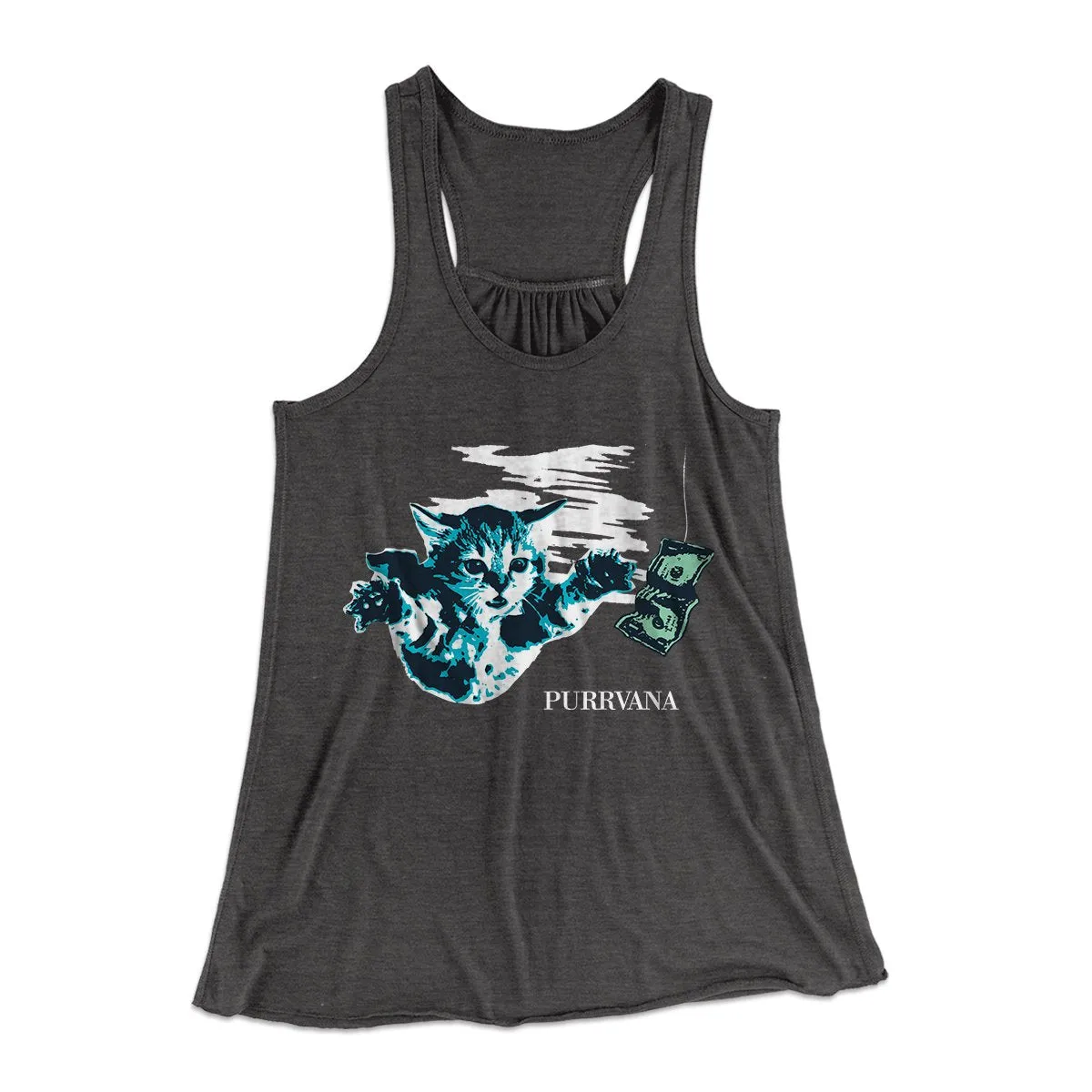Purrvana Women's Flowey Tank Top