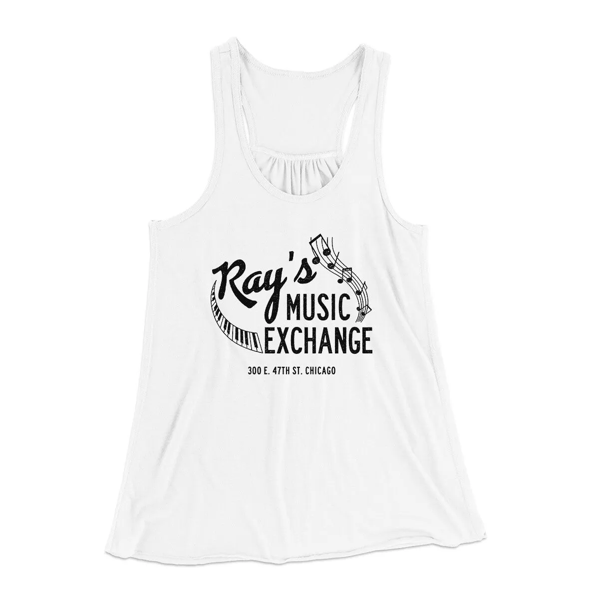 Rays Music Exchange Women's Flowey Racerback Tank Top