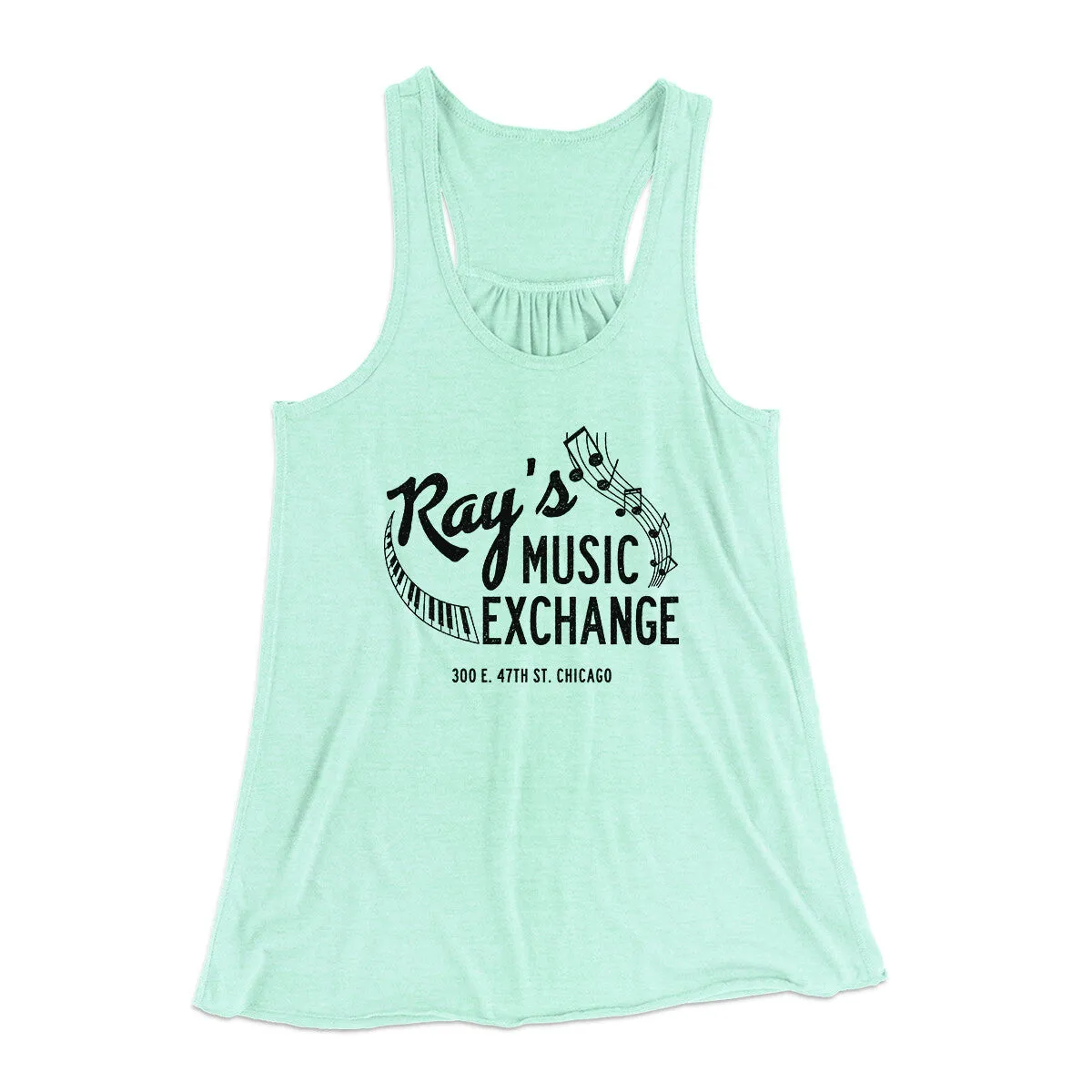 Rays Music Exchange Women's Flowey Racerback Tank Top