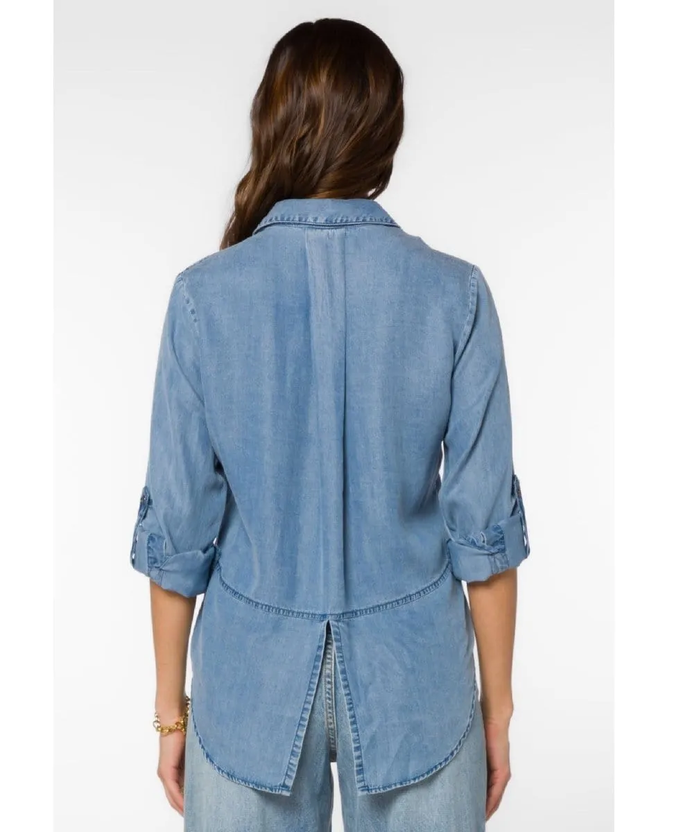 Riley Clean Hem Shirt Mill Valley