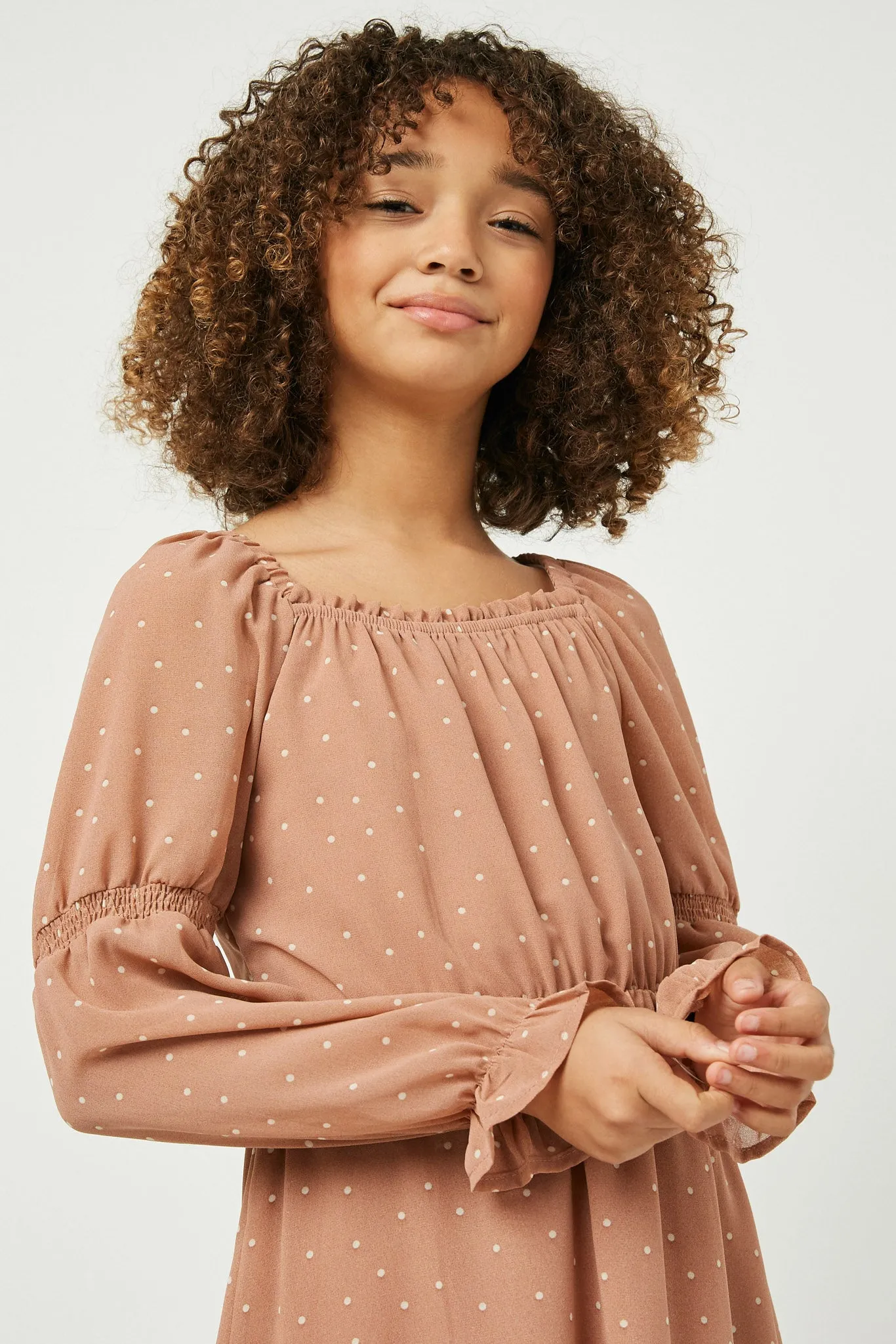 Ruffled Polka Dot Dress