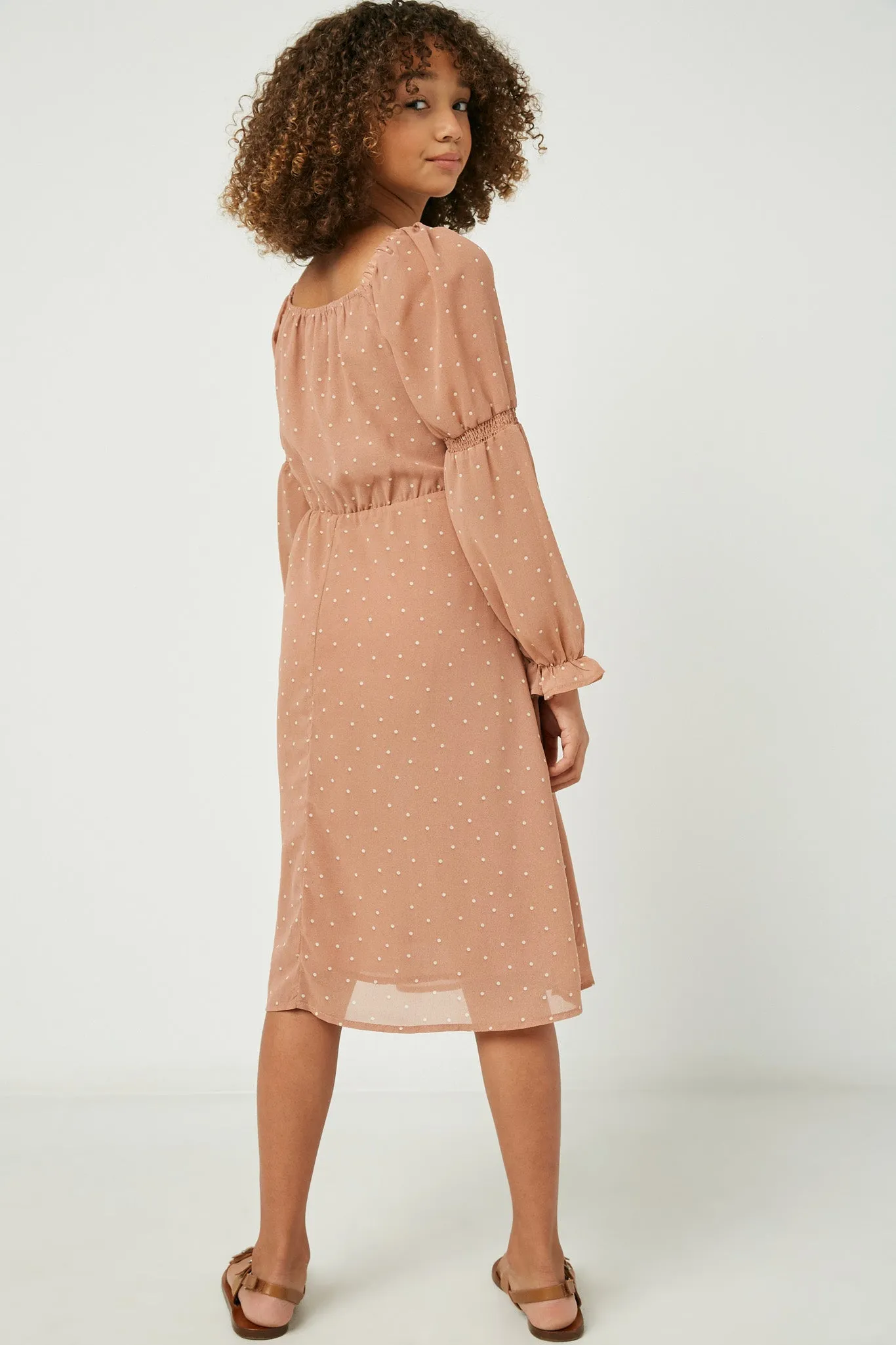 Ruffled Polka Dot Dress