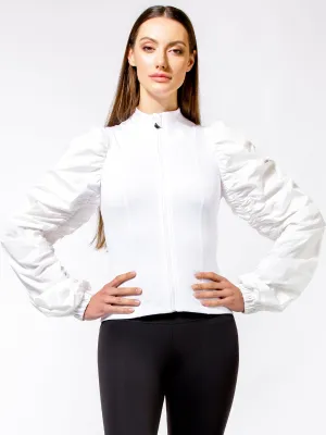 RUNWAY FIT JACKET, WHITE