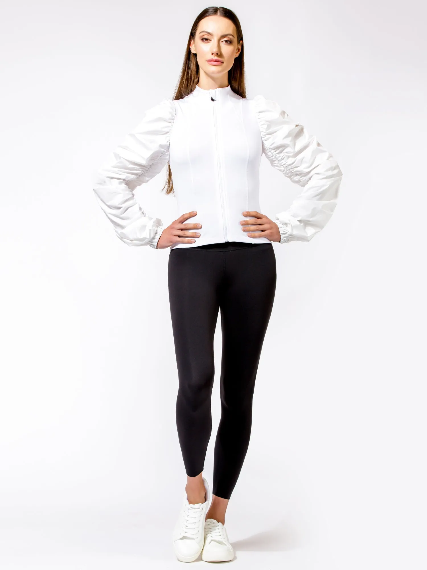 RUNWAY FIT JACKET, WHITE