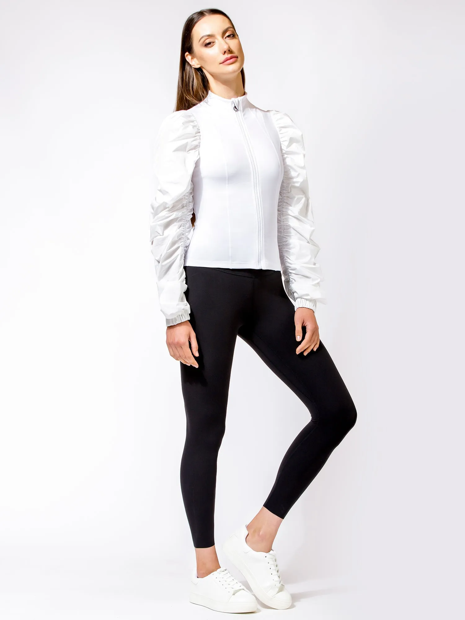 RUNWAY FIT JACKET, WHITE