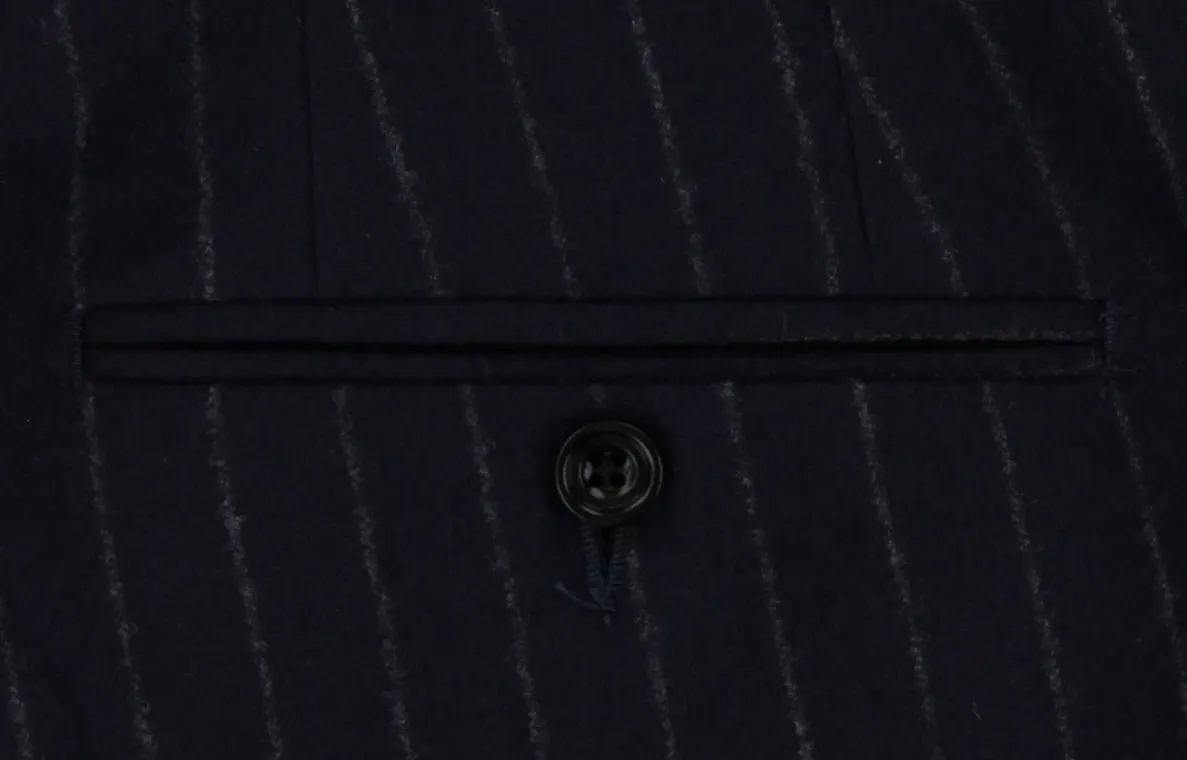 Sartorio Napoli Navy Blue Pants