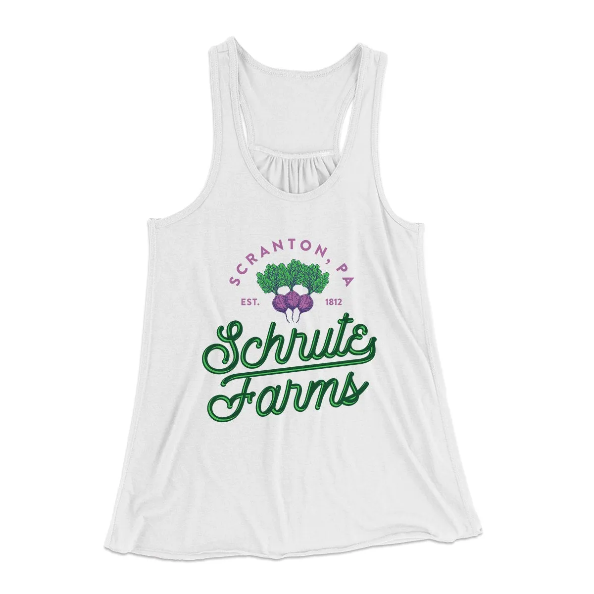 Schrute Farms Women's Flowey Tank Top