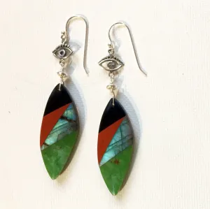 Seeing Beneath Eye Earrings
