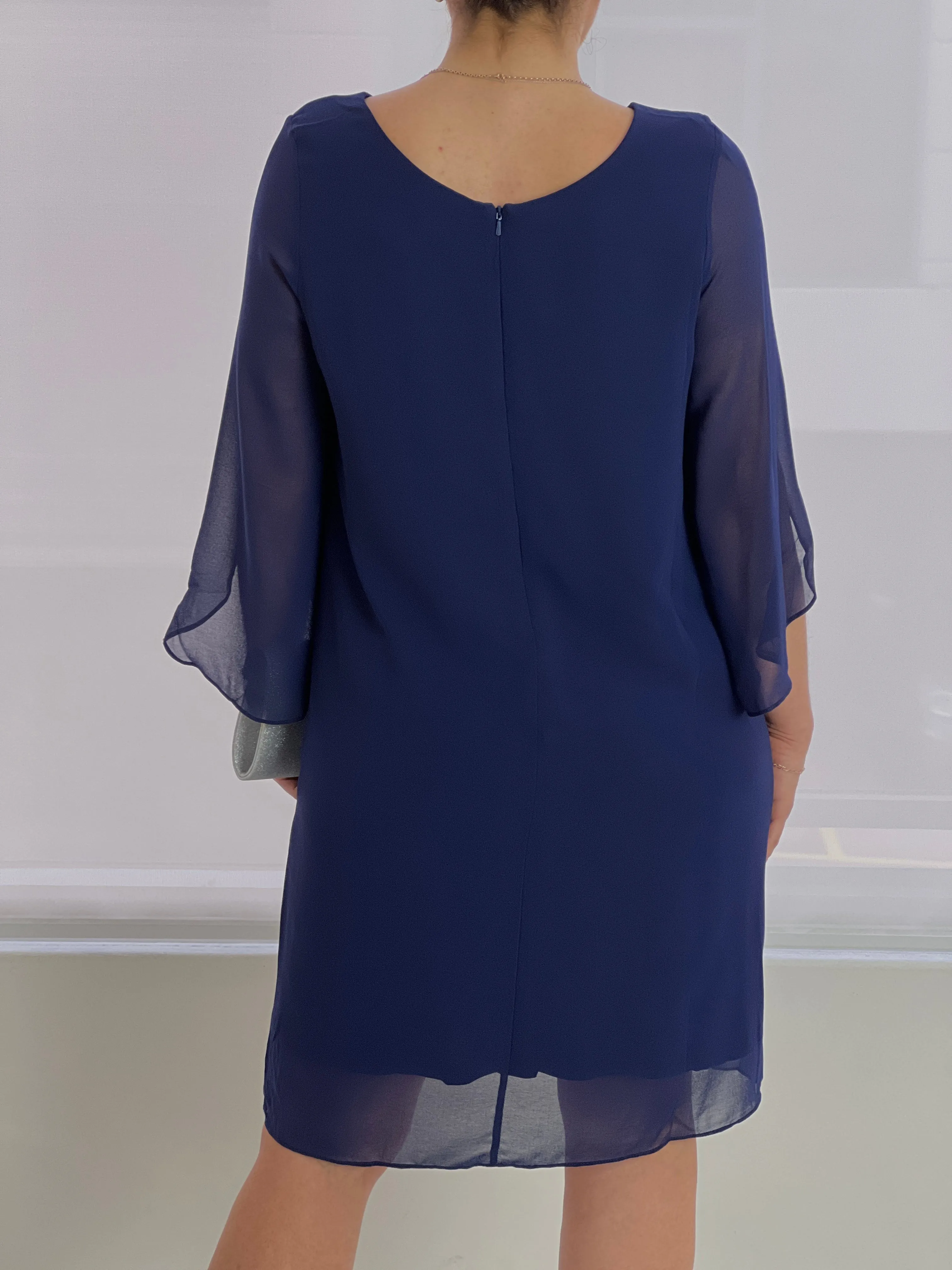 Shila Navy Evening Dress