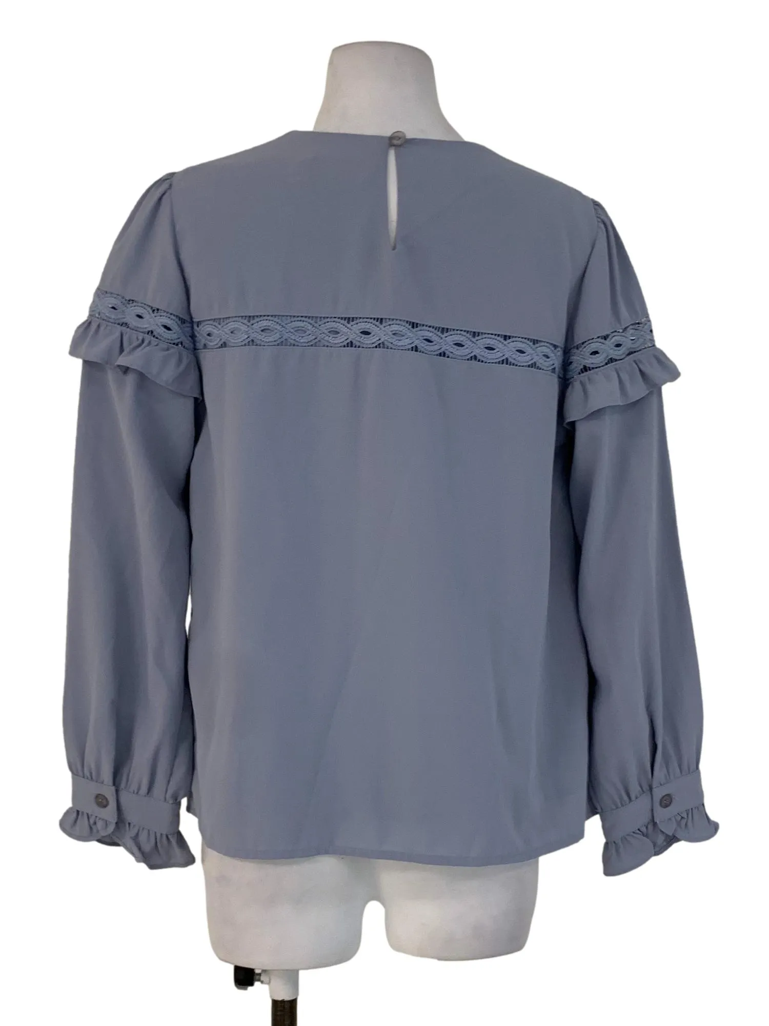 Sky Blye Plain Blouse