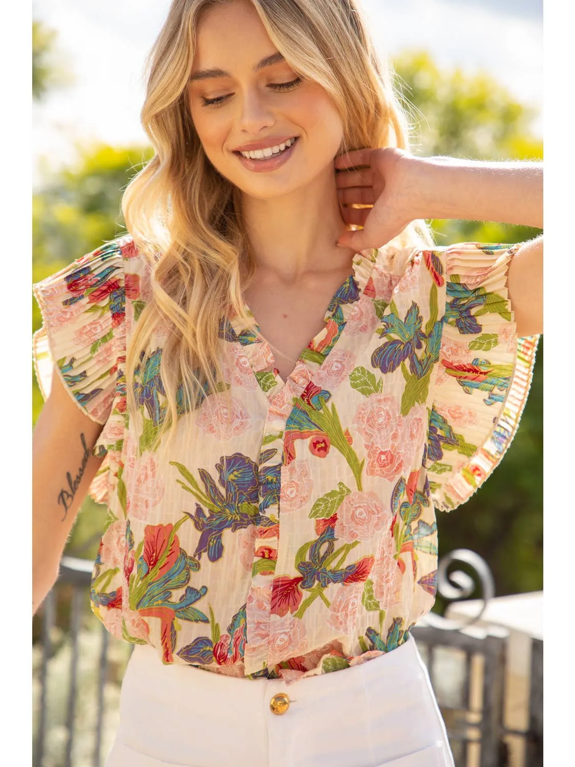 Soft Blooms Top