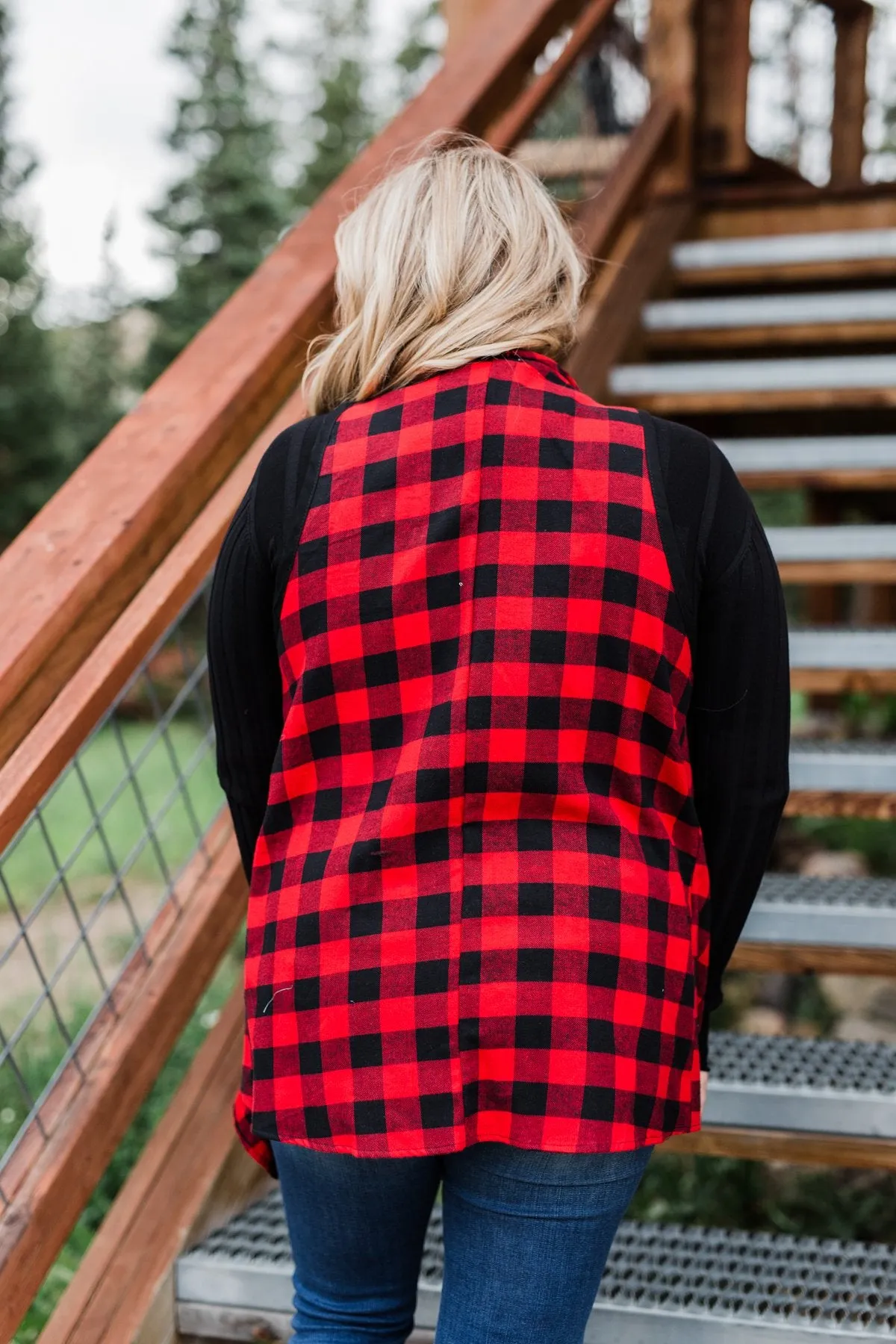 Sounds So Sweet Vest - Buffalo Plaid