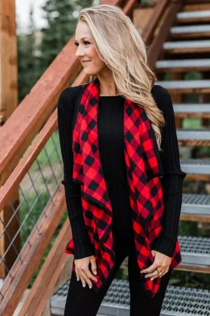 Sounds So Sweet Vest - Buffalo Plaid
