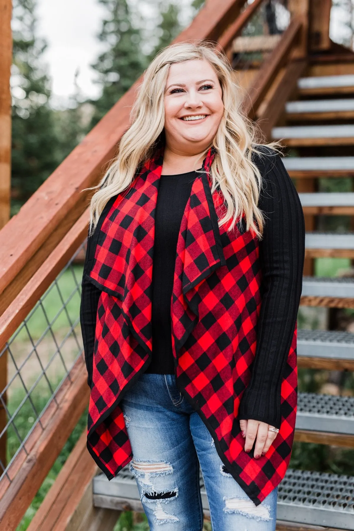 Sounds So Sweet Vest - Buffalo Plaid