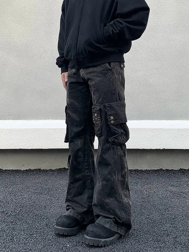 Straight-leg Cargo Jeans