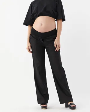 Straight Leg Linen Pants