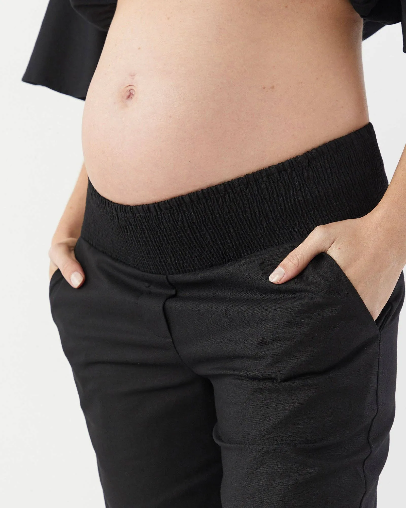 Straight Leg Linen Pants