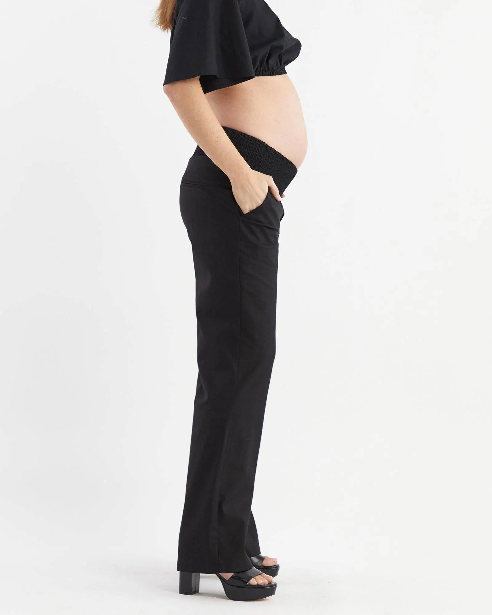 Straight Leg Linen Pants