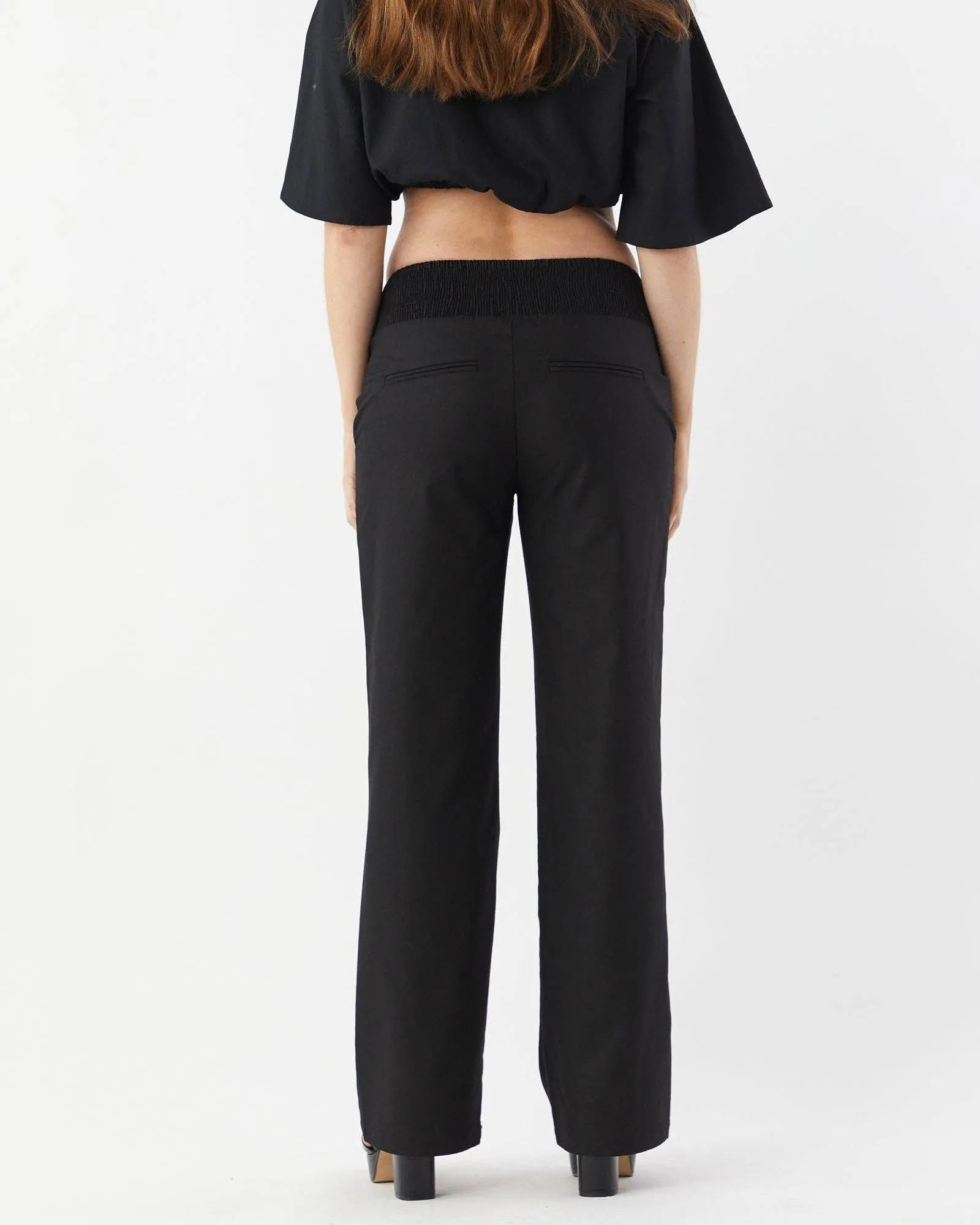 Straight Leg Linen Pants