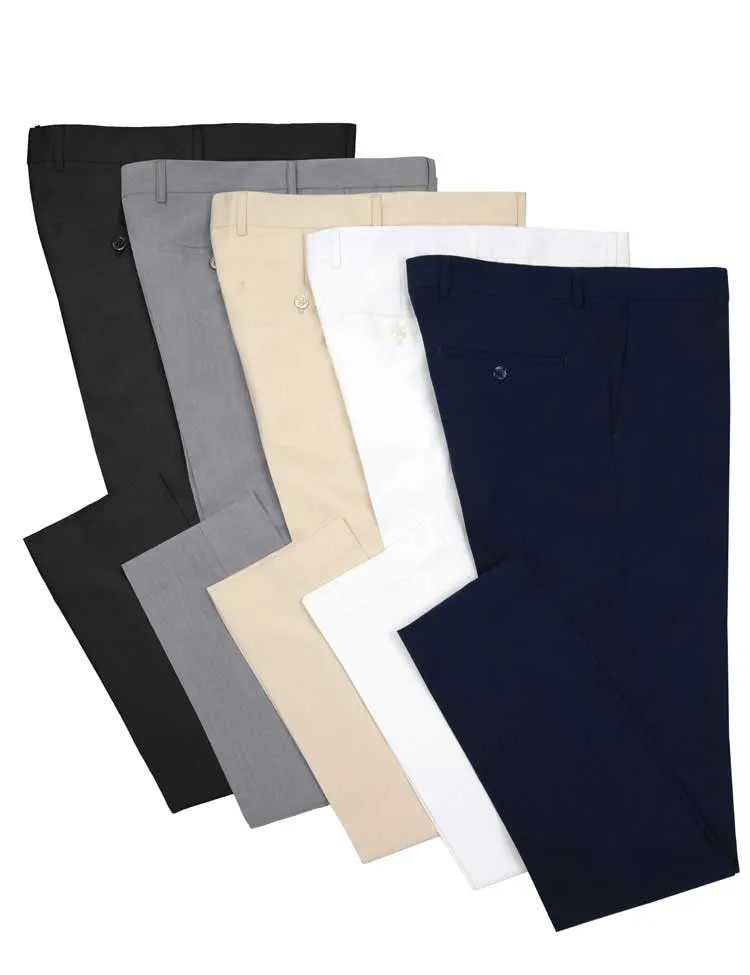 Stretch Wool Feel Pants (Black) OUS-DX