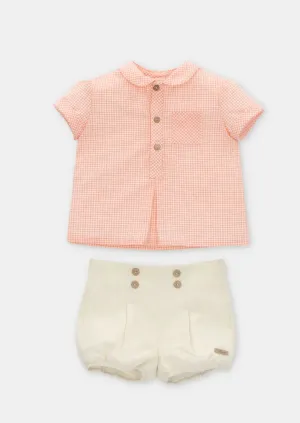 Summer Short Sleeved Shirt Set
