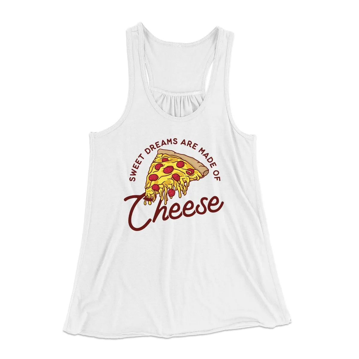Sweet Dreams Are Made Of Cheese Women's Flowey Tank Top
