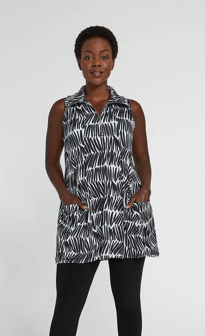 Sympli Sleeveless Double Take Tunic