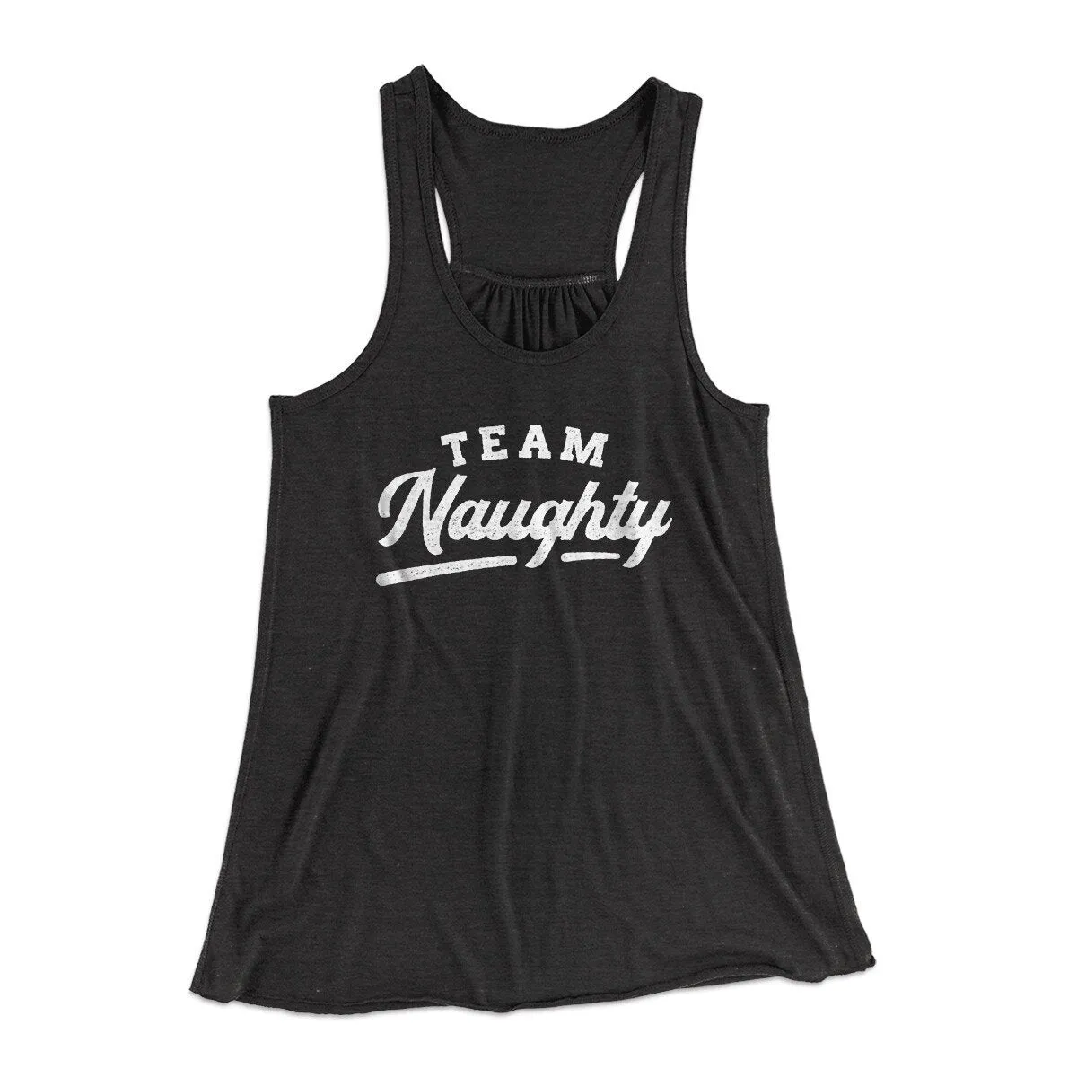 Team Naughty Women's Flowey Racerback Tank Top