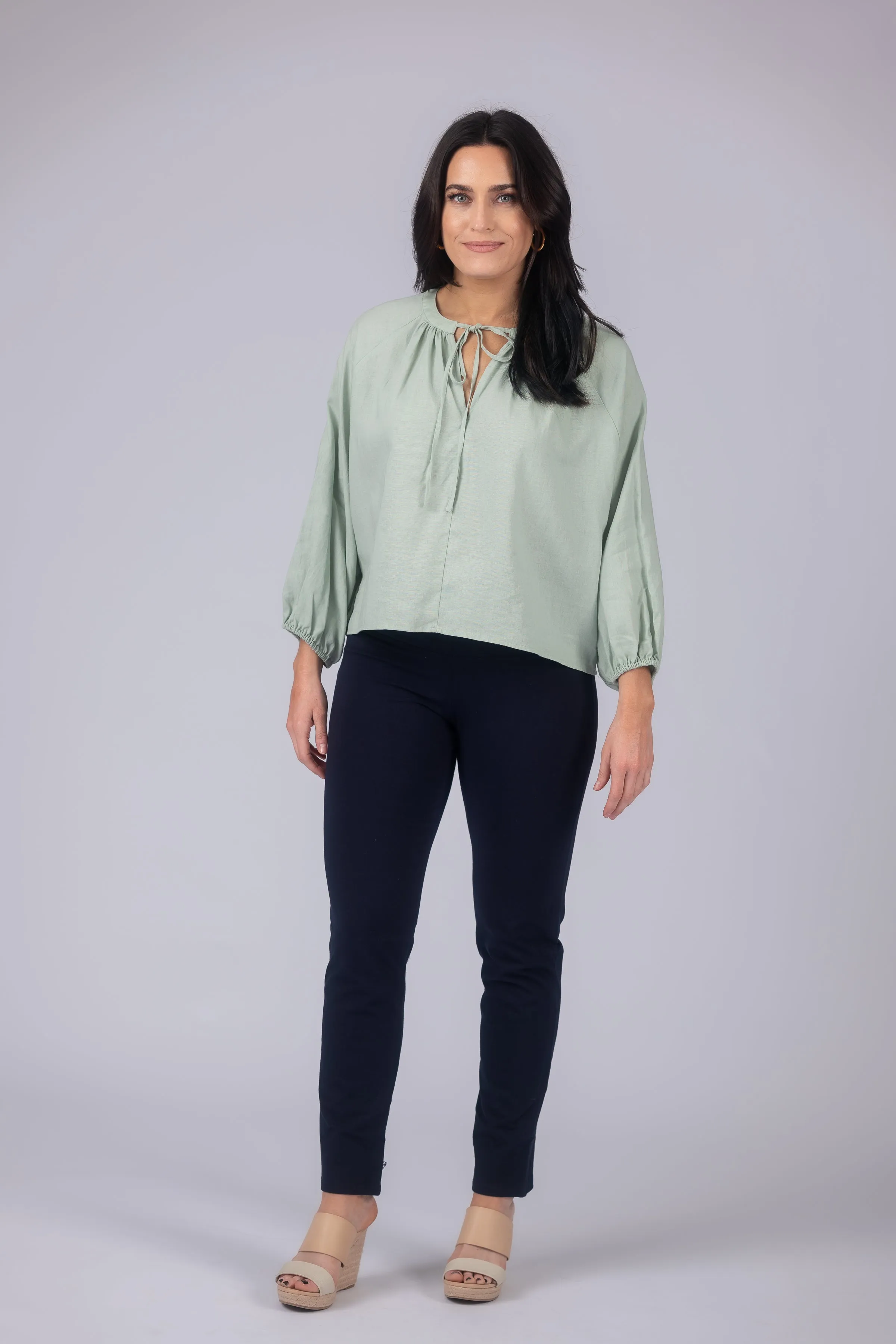 Teri Love the Fit Straight Leg Knit Tummy Control Pull-On Pants