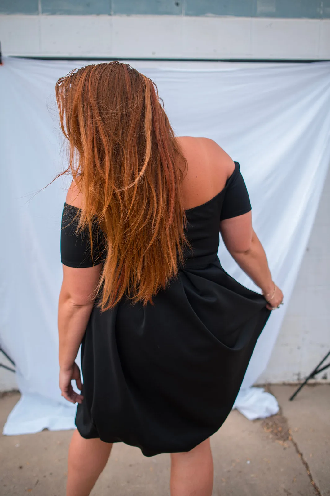 The Josie Dress - Black - PLUS
