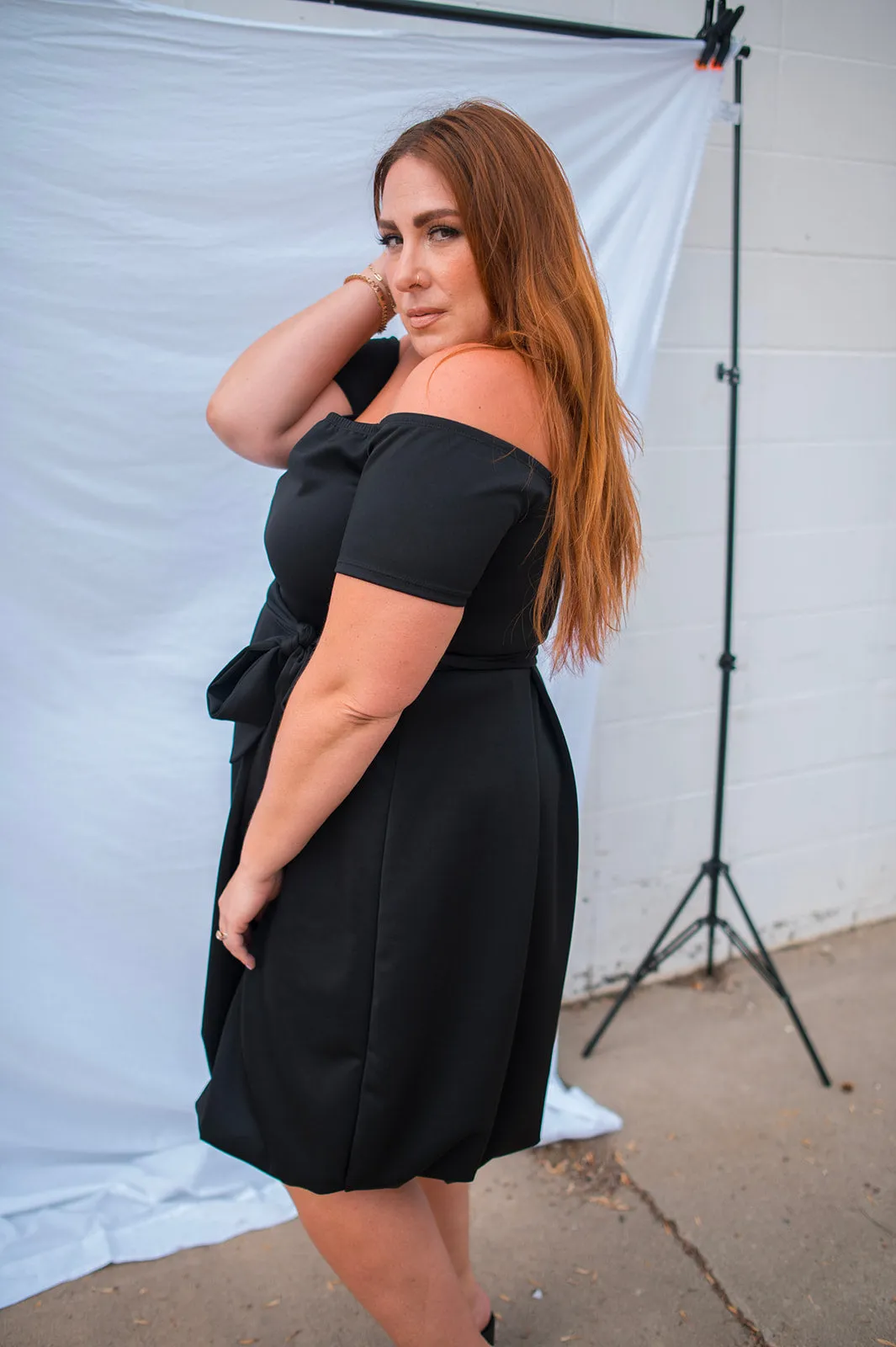 The Josie Dress - Black - PLUS