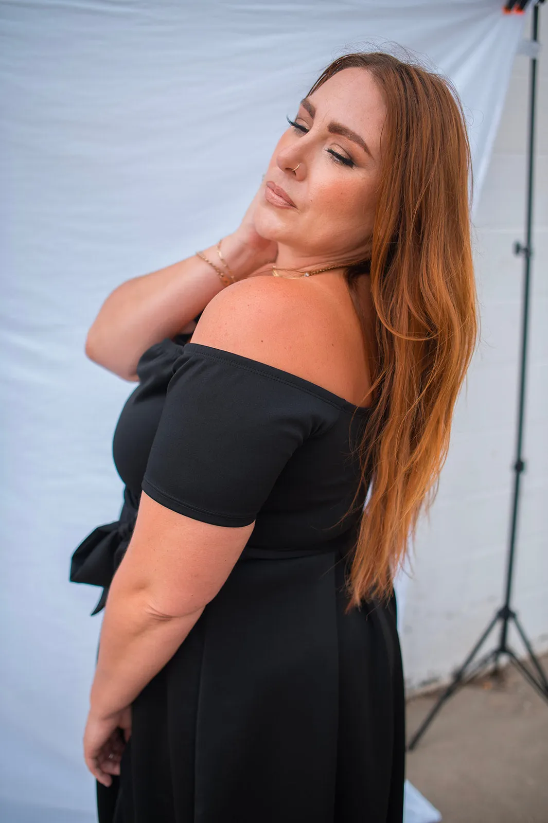 The Josie Dress - Black - PLUS